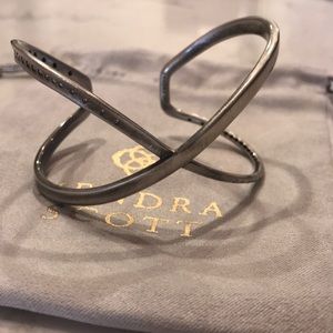 Kendra Scott antique silver cuff bracelet